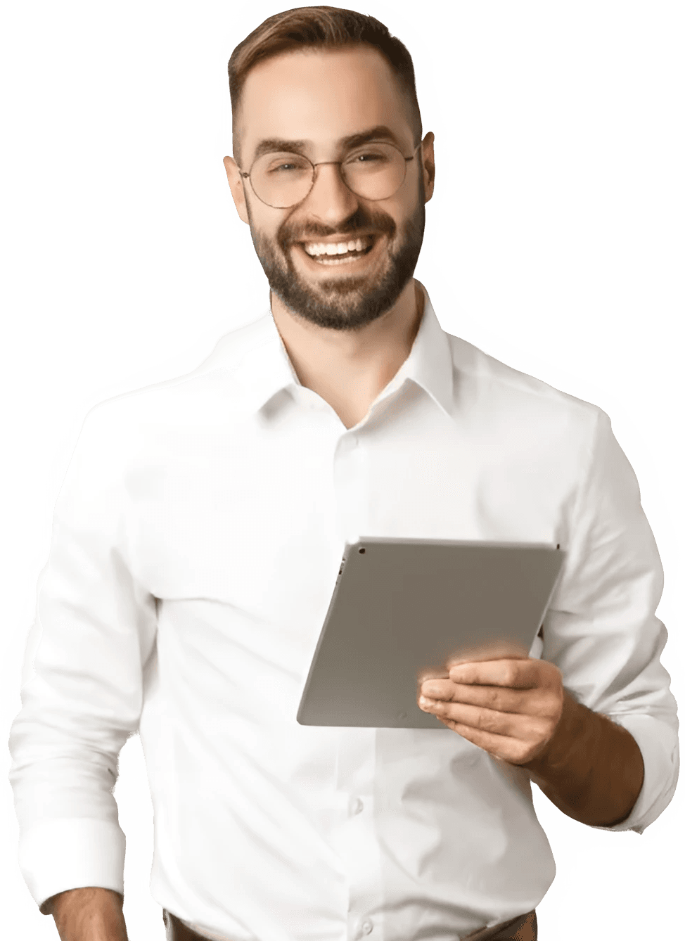 Gestor de RH usando o SentinelaHub no tablet